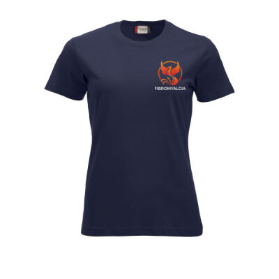 Fibromyalgia Naisten T-paita rintalogolla Thumbnail