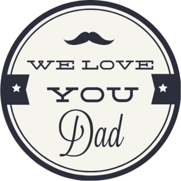 We Love You Dad Logo Thumbnail